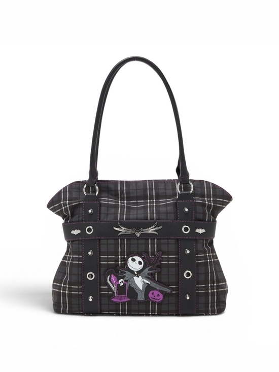 Her Universe Handbags - Disney Nightmare Before Christmas Jack Plaid Satchel Bag NWT
